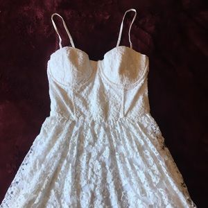 Abercrombie and Fitch white lace sundress